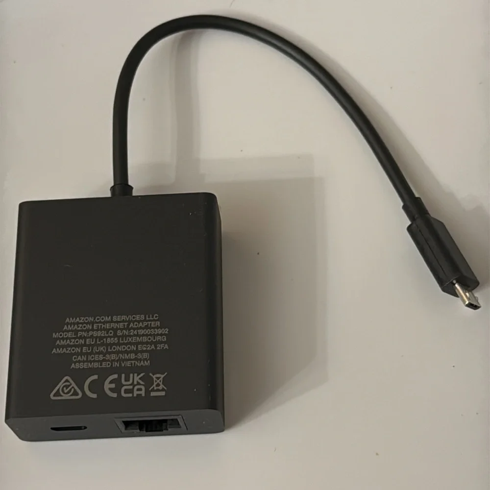 Lot of 3 Amazon Ethernet Adapters with USB Cable things